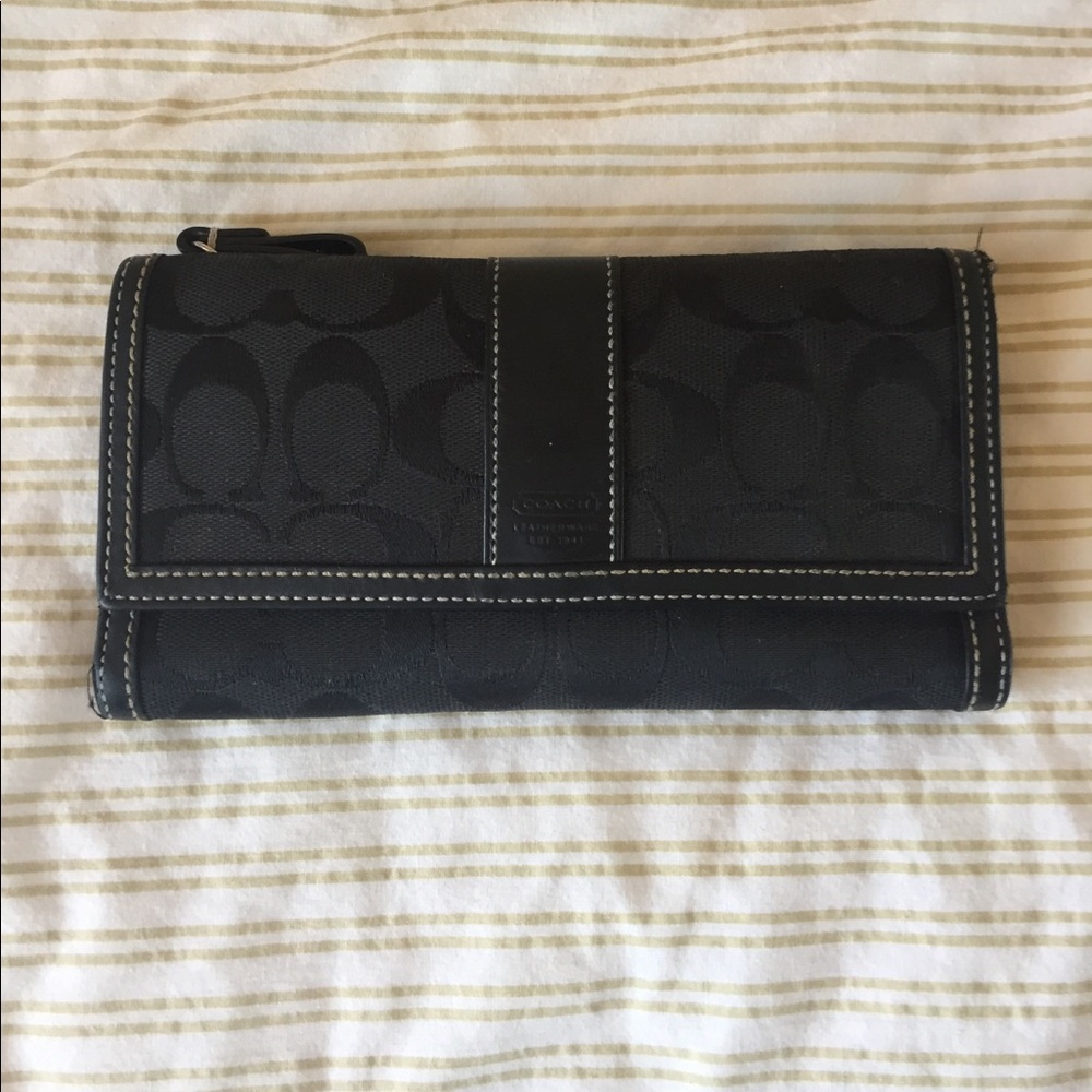 Black Coach Wallet